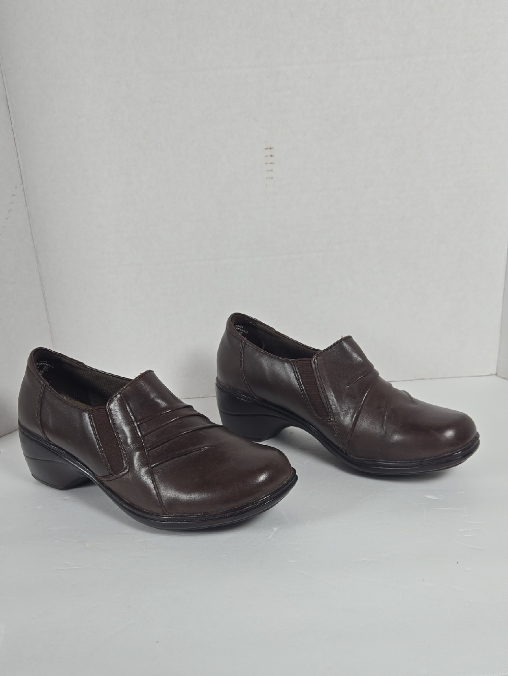 New Thom Mcan Shoes Womens 7 M Brown Leather  Clog Slip On Loafer